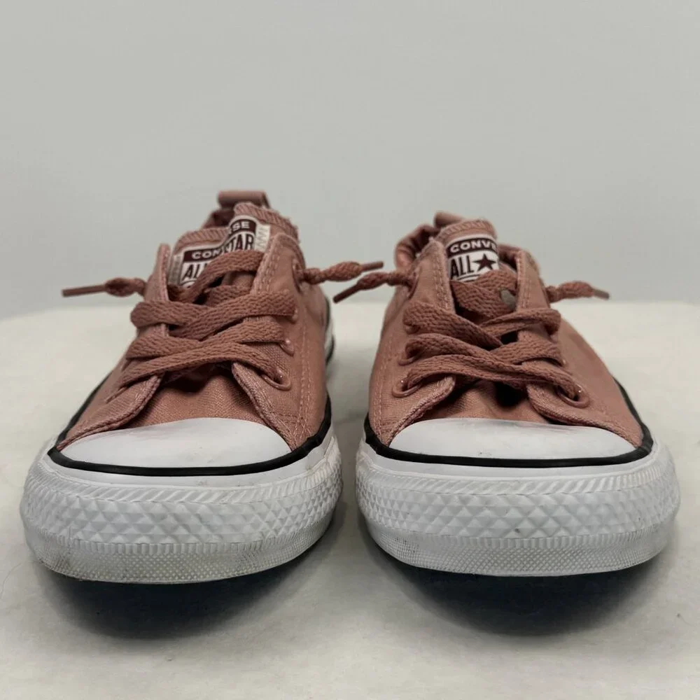 Converse All Star Chuck Taylor Womens 7-8 Mens 6 Low Top Sneakers Salmon Canvas - Picture 5 of 14